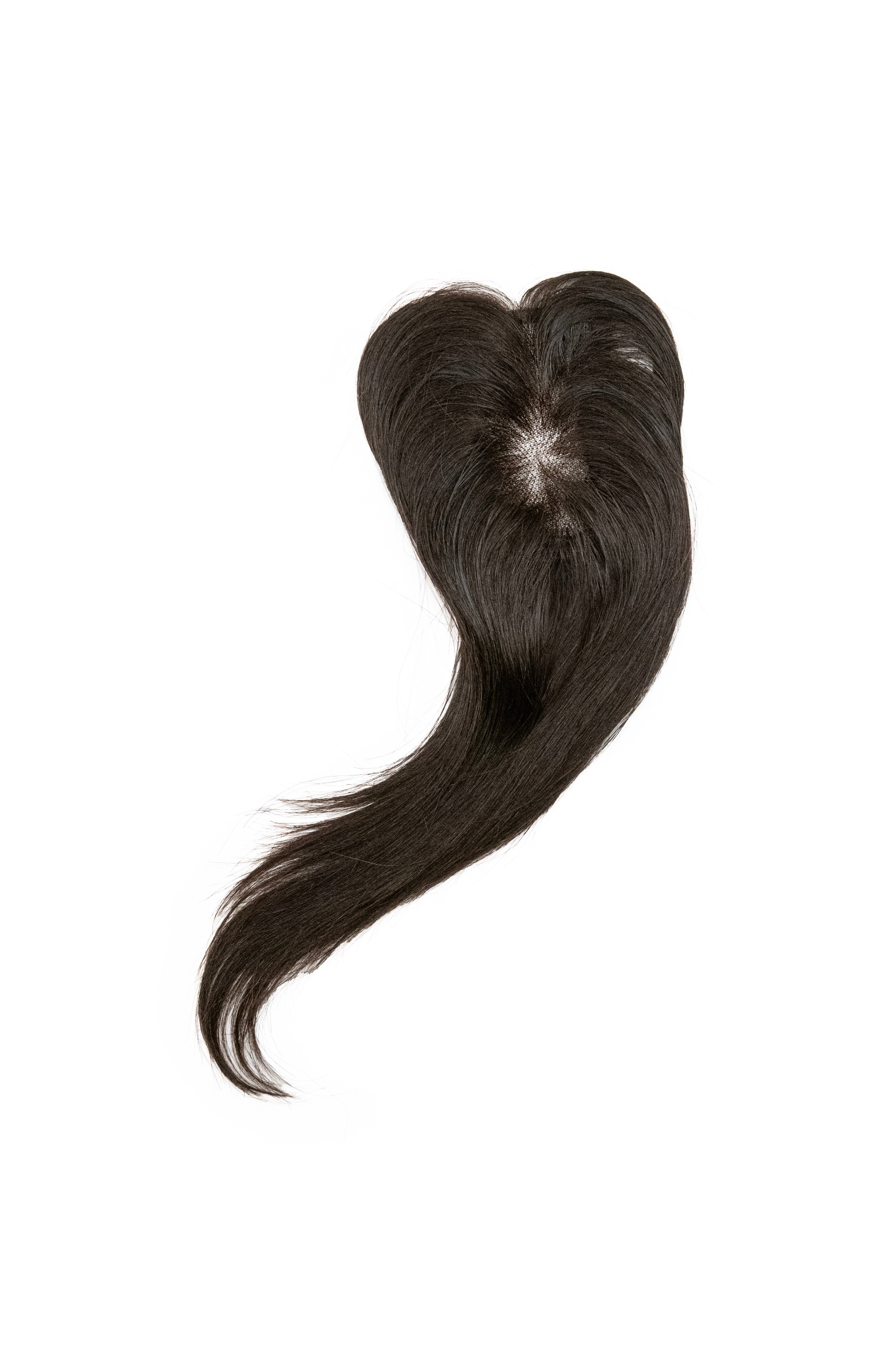 Real Human Hair Topper 7x10cm Swiss Lace - 10 Inch Medium  display picture 3